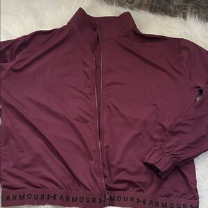 Under Armour Women's Burgundy Bomber Jacket